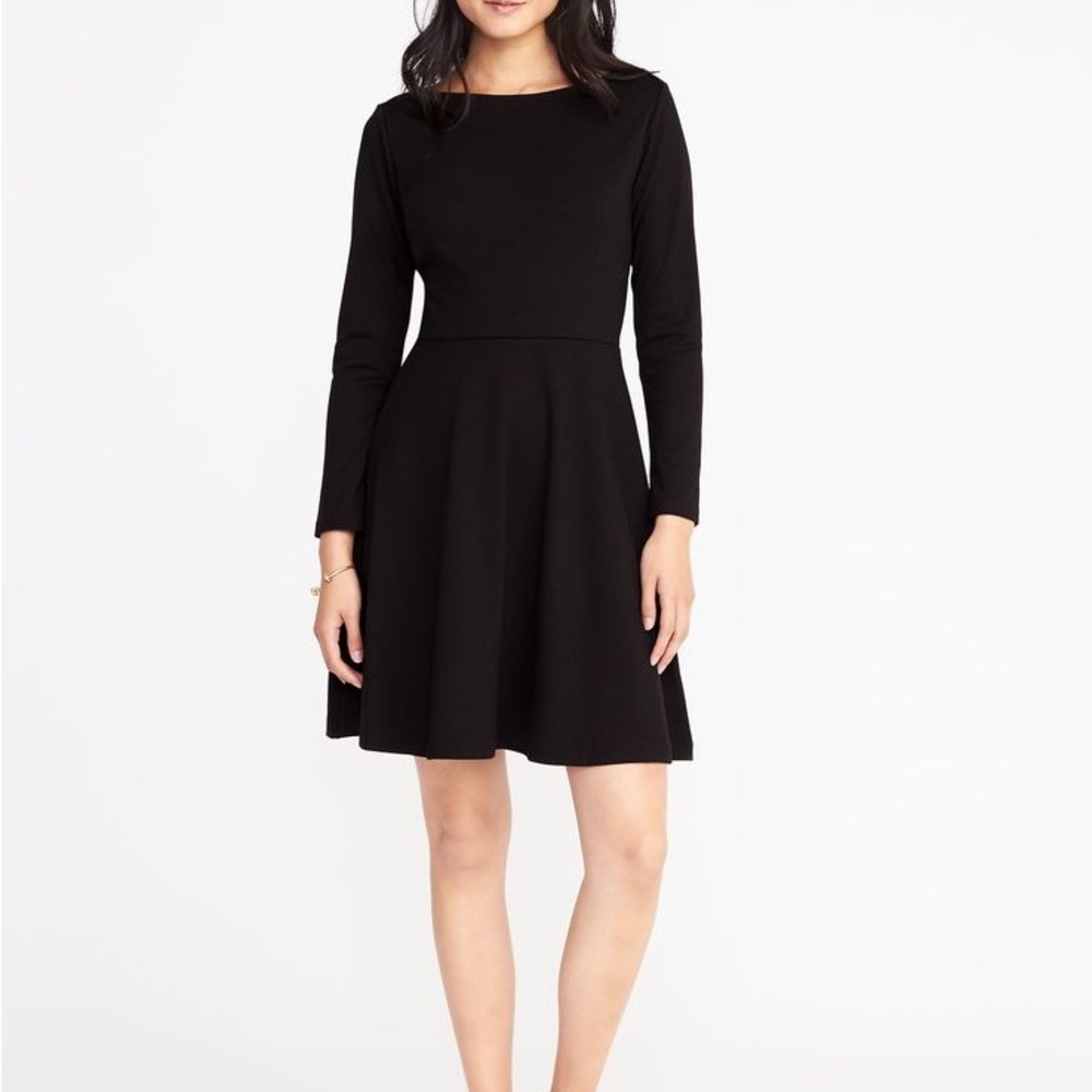 Old Navy Black Long Sleeve Dress | NWT | Size Small